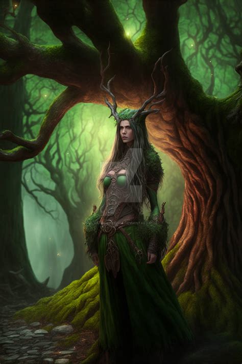 Druid of The Forest by Silvahni-Cadence on DeviantArt