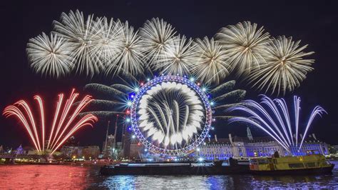 What makes up the London New Year’s Eve Fireworks