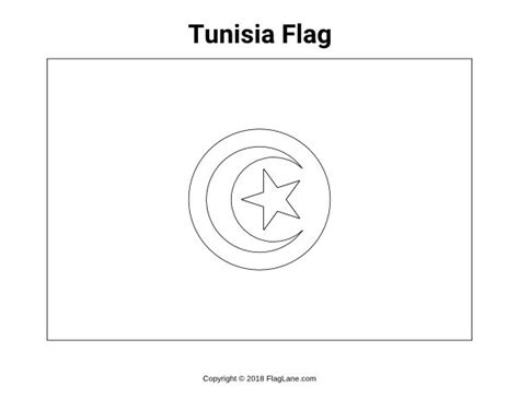 Free printable Tunisia flag coloring page. Download it at https ...