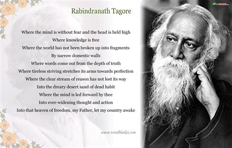 Tagore Poems And Quotes. QuotesGram