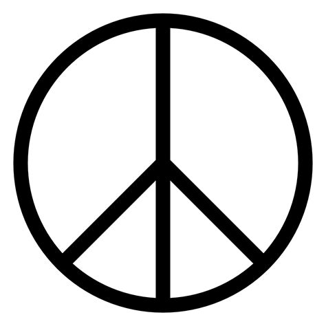 Printable Peace Sign