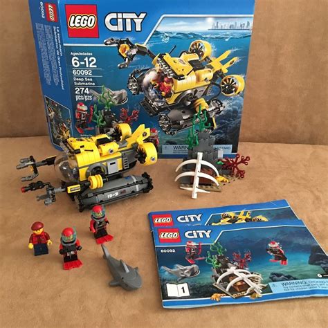 LEGO CITY: Deep Sea Submarine (60092) for sale online | eBay | Lego ...