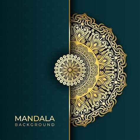 Premium Vector | Luxury abstract islamic mandala art background in gold color effects | Art ...