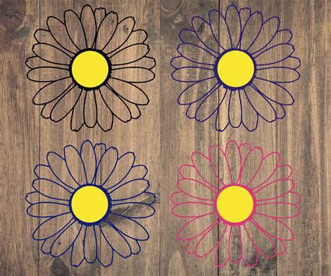 Daisy Vinyl Decal Daisy Flower Car Window Sticker Gifts for | Etsy