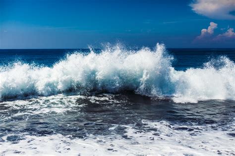 Waves crashing against the shore | High-Quality Nature Stock Photos ~ Creative Market