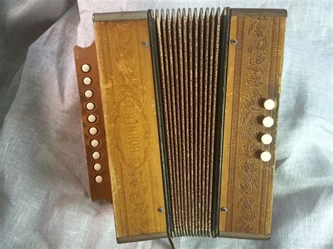 Vintage Hohner Accordion key of C 1950s German by TroppoBella