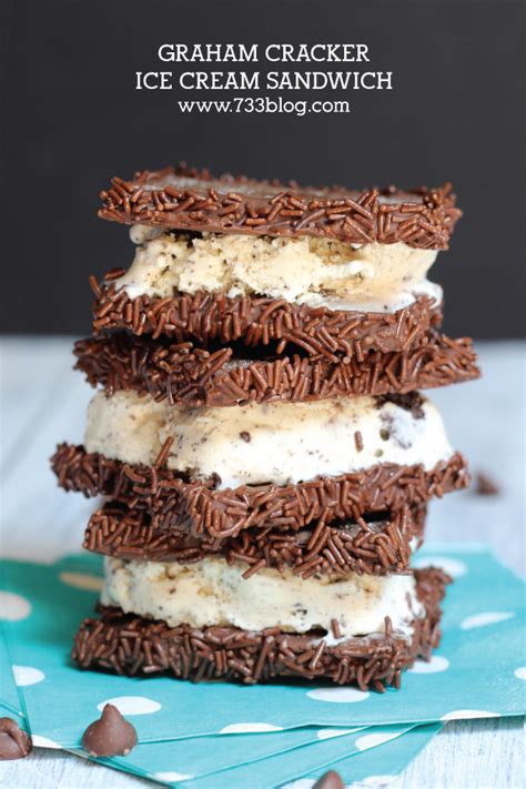 Extra Chocolatey Graham Cracker Ice Cream Sandwiches - Inspiration Made Simple