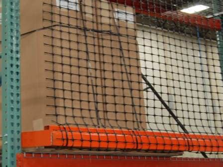 Pallet Rack Safety Netting | Material Handling USA