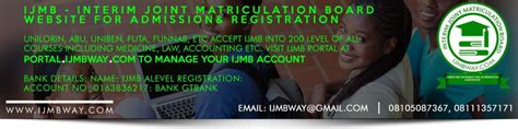 The IJMB Registration Portal | IJMB Form | Apply Now