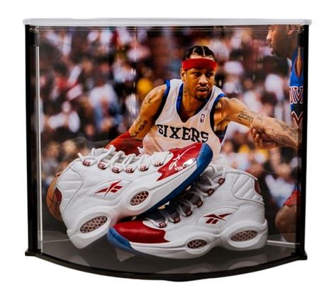 Allen Iverson Signed Philadelphia 76ers Pair of (2) Reebok Shoes with ...