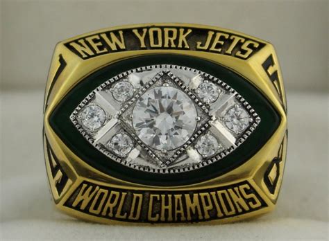 1968 New York Jets NFL Super Bowl Championship Rings Ring