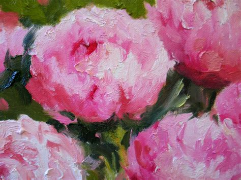 Nel's Everyday Painting: Pink Peonies - SOLD