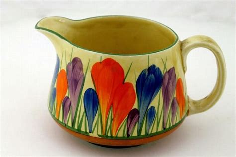 Clarice Cliff Bizarre Crocus Pattern Jug, 1935 - Cliff, Clarice - Ceramics