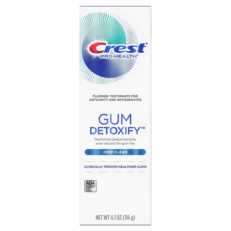 Crest Pro Health Gum Detoxify Toothpaste, Deep Clean, 4.1 Oz - Walmart.com - Walmart.com