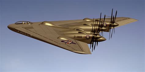 Northrop XB-35 flying wing by Emigepa on DeviantArt