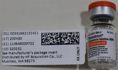 VASOSTRICT(TM) (VASOPRESSIN INJECTION, USP) 20 UNITS PER mL