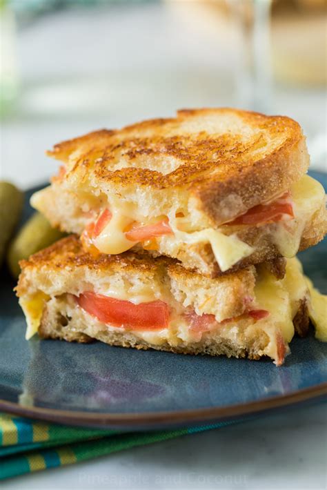 Grilled Cheese Tomato Sandwich. You know you have made it in life when ...