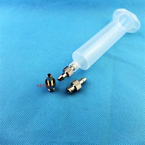 10pk Female Male Luer Syringe Fitting (metal) ,Luer Lock Fitting Connector|connector female ...