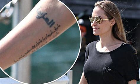 Angelina Jolie Tattoos