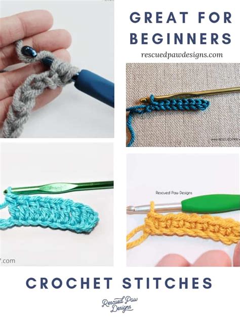 22 Basic Crochet Stitches to Learn - Easy Crochet