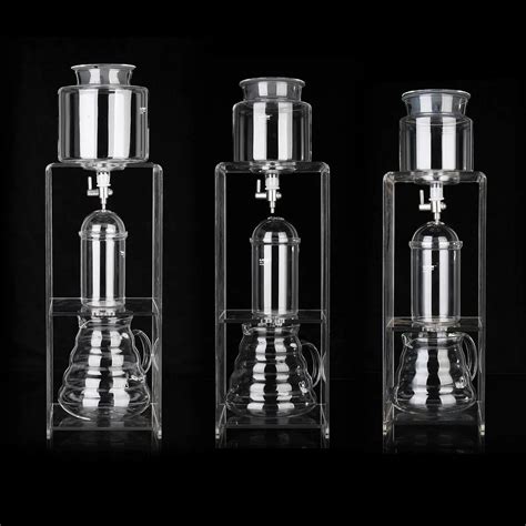 Luxury 350ML/580ML/800ML Glass Coffee Cold Drip Pot Ice Brewed Coffee Maker Coffee Dripper Pot ...