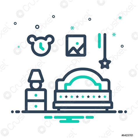 Kids Bedroom - stock vector 6423701 | Crushpixel