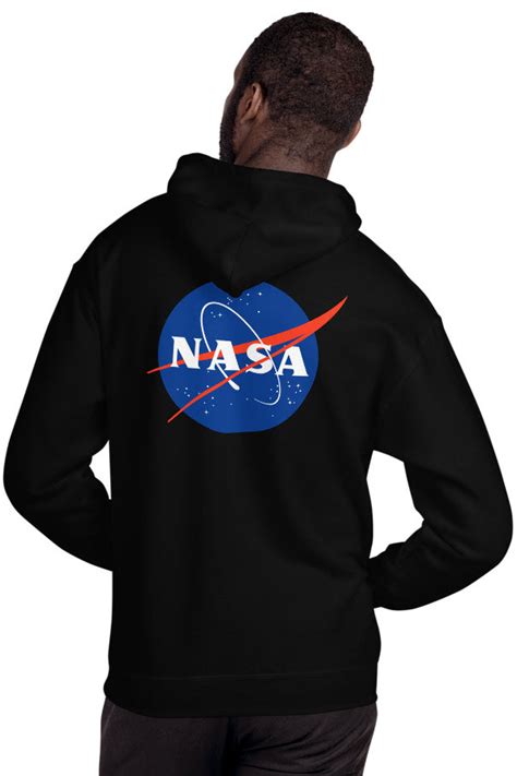 Nasa Logo Hoodie Black – ENSLAVED