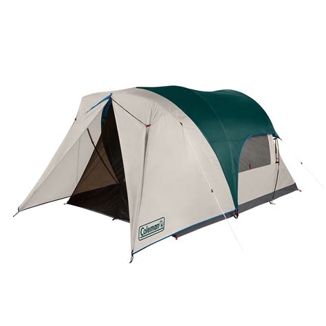 Coleman 4-Person Cabin Tent with Enclosed Screen Porch, Evergreen - Walmart.com