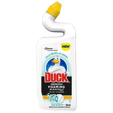 Duck Extra Power Foaming Bleach Toilet Cleaner Citrus 500ml | Shop ...