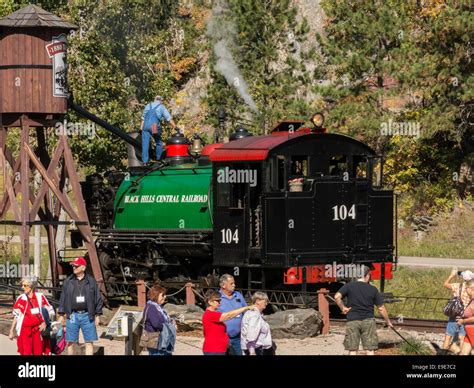 1880 Train, Black Hills Central Railroad, Keystone, South Dakota, USA ...