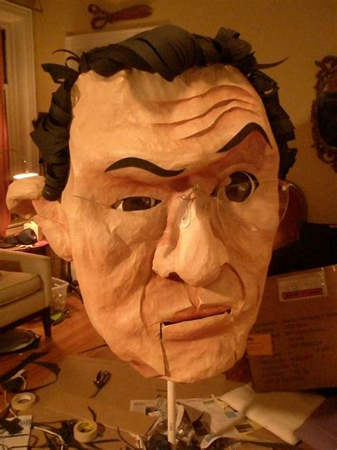 Creating a Giant Pageant Puppet | Paper mache head, Puppets, Paper mache art