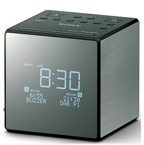 Sony DAB/FM Clock Radio│Dual Alarm│LCD Digital Display│Lightweight ...