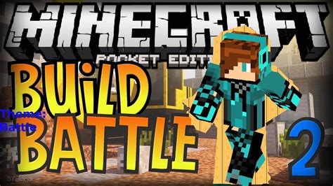 Minecraft Pocket Edition- Build Battle- Theme Battle ^^ - YouTube