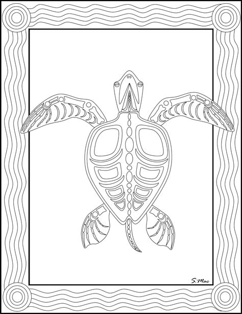 Aboriginal Art Coloring Pages Printable