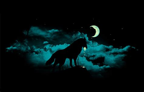 🔥 [48+] Wolf and Moon Wallpapers | WallpaperSafari