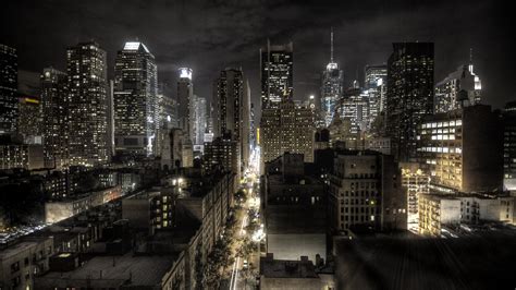 Sfondi : 2560x1440 px, città, luci, New York City, notte, grattacielo 2560x1440 - wallbase ...