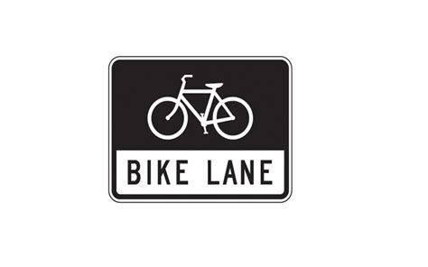 Bike Lane Sign R3-17 - Traffic Safety Supply Company