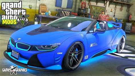 2020 BMW I8 Liberty Walk Roadster (REAL LIFE MODS #91) GTA 5 MODS | Bmw, Gta 5 mods, Gta 5