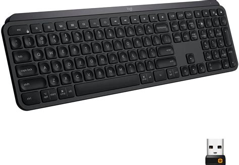 Logitech MX Keys Advanced Full-size Wireless Scissor Keyboard For PC ...