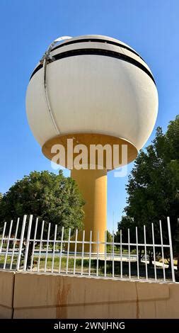 Buraydah city Al-Qassim, Saudi Arabia , 29 April 2024, Buraidah water tower King in Khalid Park ...