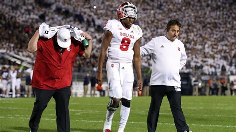 IU football QB Michael Penix leaves Penn State game with injury