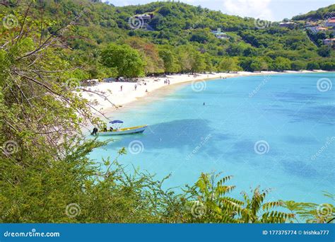 Morne Rouge Beach in Grenada, Caribbean Stock Photo - Image of ...