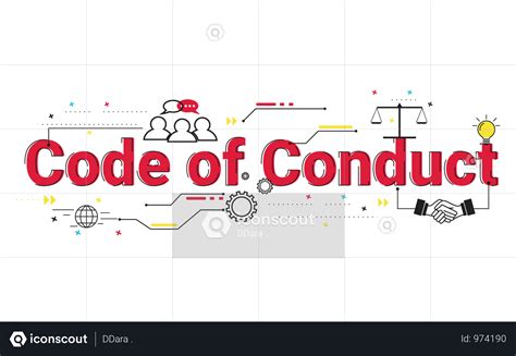 Premium Code Of Conduct Illustration download in PNG & Vector format