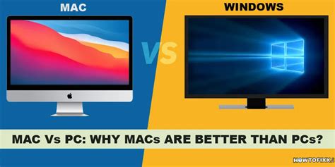 Mac Vs PC: 9 Reasons Why Macs Are Better Than PCs - HowToFixx