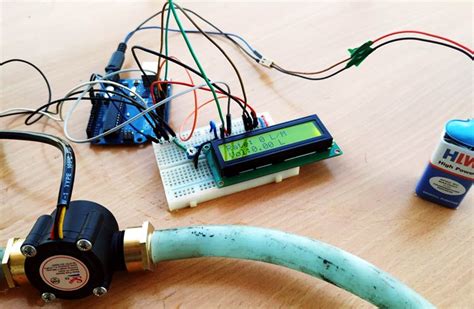 Arduino Water Flow Sensor - Measuring water Flow Rate and Volume using ...