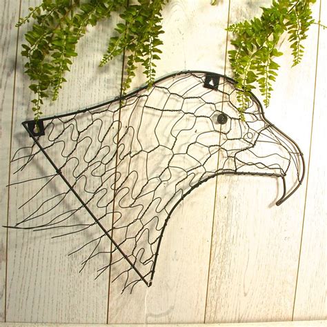 Eagle Wire Wall Art By London Garden Trading | notonthehighstreet.com