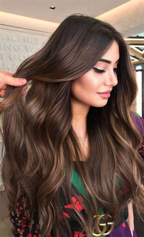 54 Beautiful Ways To Rock Brown Hair This Season : Partial highlights ...