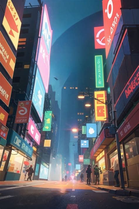 Neon City by hungerartist on DeviantArt