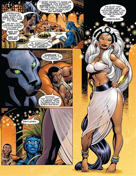 Black Panther & Storm (Hulk#20 2008). | Black panther comic, Black ...