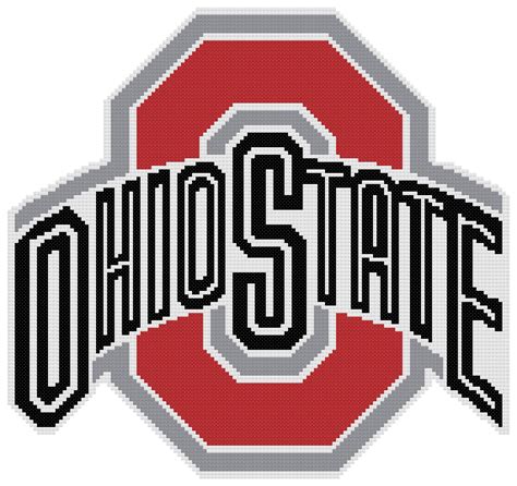 Counted Cross Stitch Pattern, Ohio State Buckeyes Logo – The Cross ...